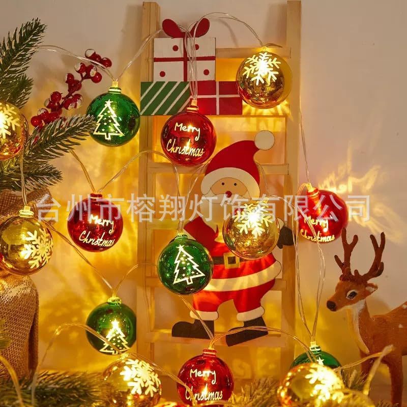 Transfronterizos LED cadena de luz de Navidad galvanizado estrella de Navidad lámpara de atmósfera de vacaciones árbol de Navidad decoración lámpara de noche