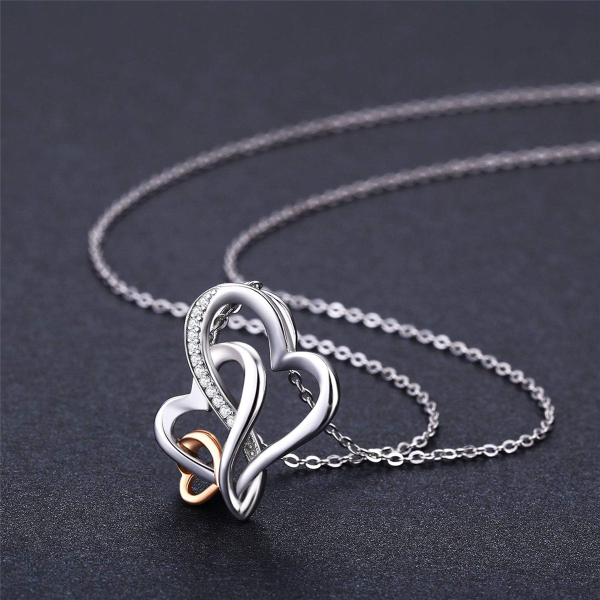 Herzanhänger Halskette Für Damen Elegantes Muttertagsgeschenk_voghion.com
