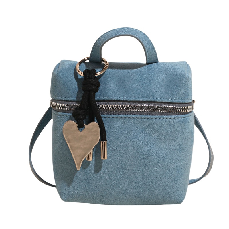 Bolso de moda coreano 2025 verano nuevo bolso femenino textura esmerilada bandolera mini amor bandolera marea