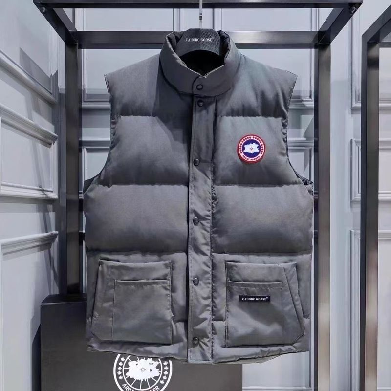 Big Goose 08 ダウンジャケットベスト男性と女性のためのカナダスタイルのカップル秋と冬厚く暖かいスポーツベスト卸売|undefined
