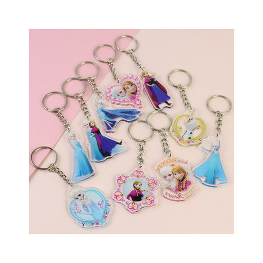 Frozen Princess Aisha Anna acrylic keychain in stock wholesale anime peripheral student schoolbag pendant