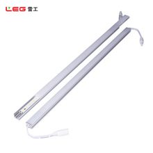 LED货架层板灯铝壳卡子安装低温高亮透光灯罩LED橱柜线条灯硬灯条
