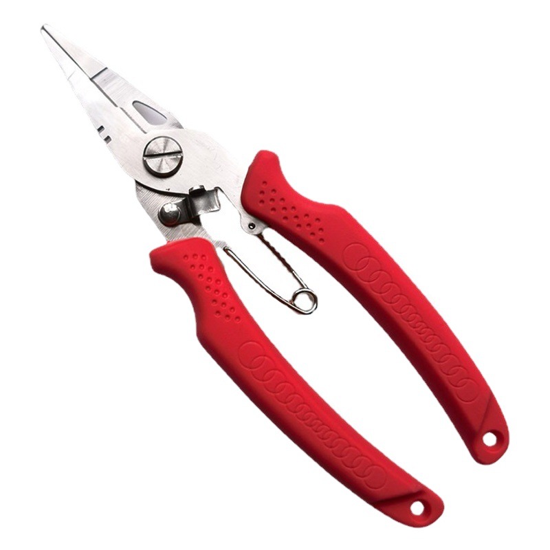 High-precision Road pliers flat pliers multi-functional binding line clamp line sub-pliers stainless steel shear line fishing fishing tools