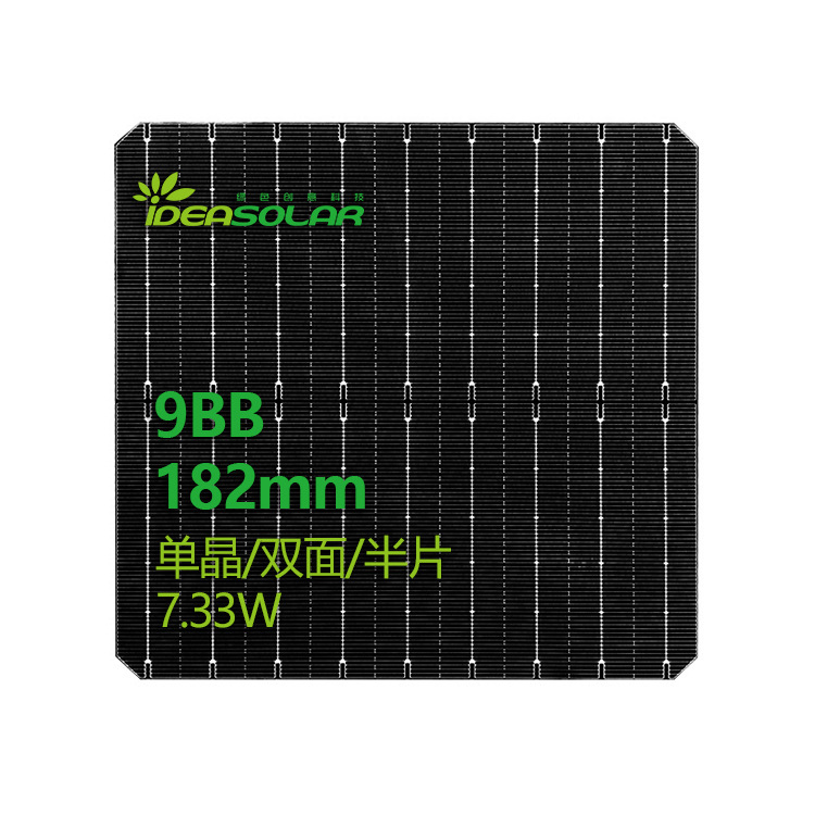 ideasolar 7.33w 9bb 182*182 Monocrystalline Two-sided Cell