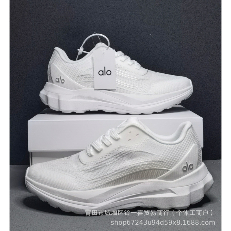 Cross-border Alo Runner Jin Zhixiu lujoso ligero conjunto completo de zapatos deportivos casuales de malla transpirable ultraligero para hombres y mujeres