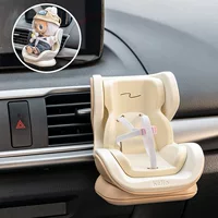 Адаптер для детского автокресла Bubble Mart Labubu Ob11, модель автомобильного сиденья, орнамент, игрушка для снятия стресса.