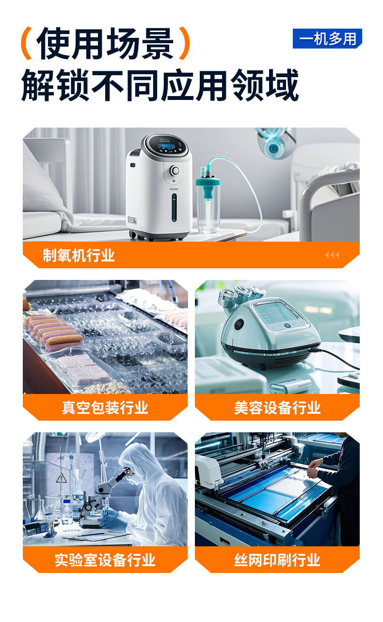 Dan Hao Electromechanical Ol50D Dc Air Compressor Vehicle-Mounted Portable Can Be Used for Oxygen Concentrator 12V/24V Large Flow Pump