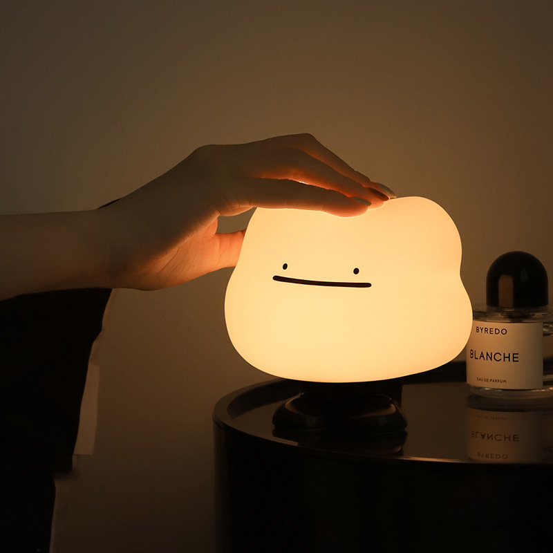 Muid小夜灯クロード創意シリコン充電電気スタンド赤ちゃん漫画寝室ロマンチック子供雰囲気ライト|undefined