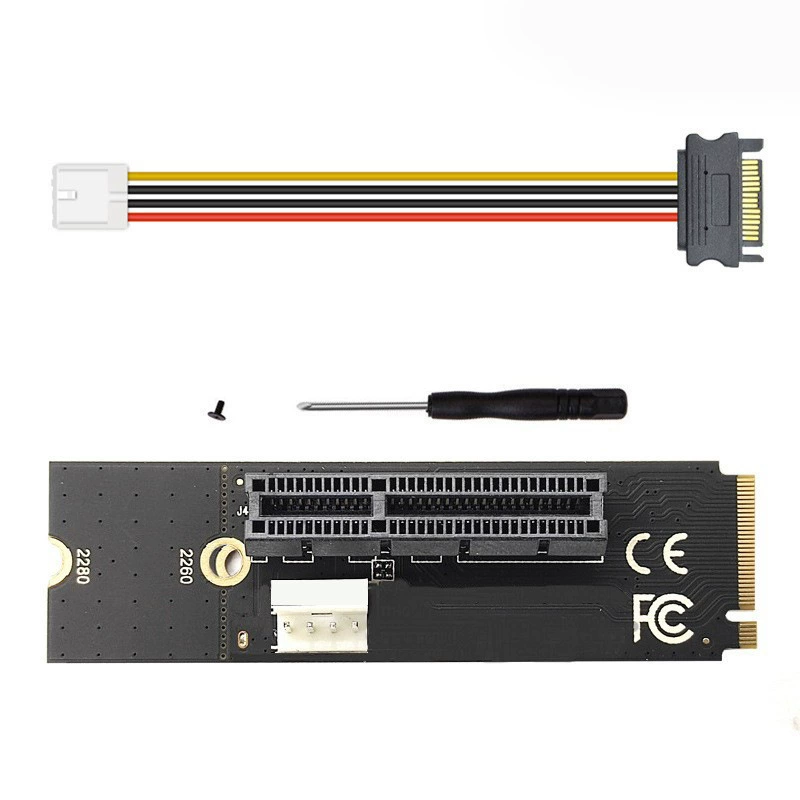 М.2 Key M к PCI-e 1X 4x карта к NGFF полная 4X сигнал M2 карта NVME с подсветкой