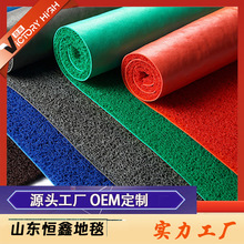 定制汽车用塑料塑胶镂空丝圈通用pvc拉丝脚垫卷材可裁剪喷丝地毯