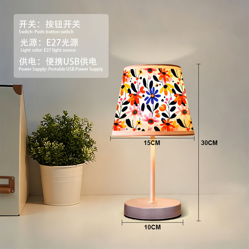 Flor de dopamina pequeña lámpara de escritorio decoración de luces de atmósfera luces de cabecera del dormitorio luces de noche para dormir image 14