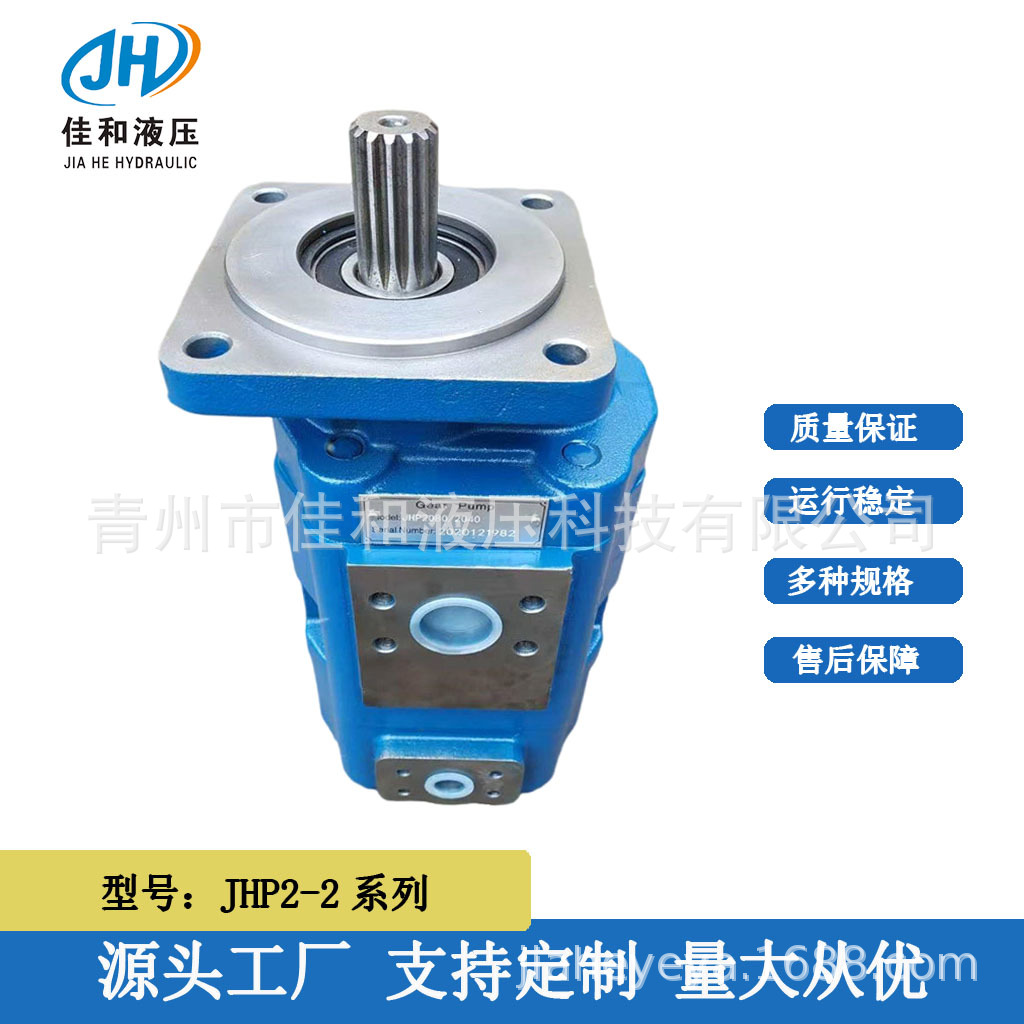 山东液压泵生产厂家 双联泵供应 液压齿轮油泵 佳和液压