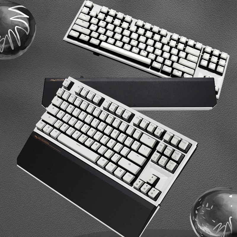 X3 проводной/беспроводной 2.4G двухрежимный электрический механический игровой клавиатур 87 клавиш PBT клавиши Kaihua BOX новый ось