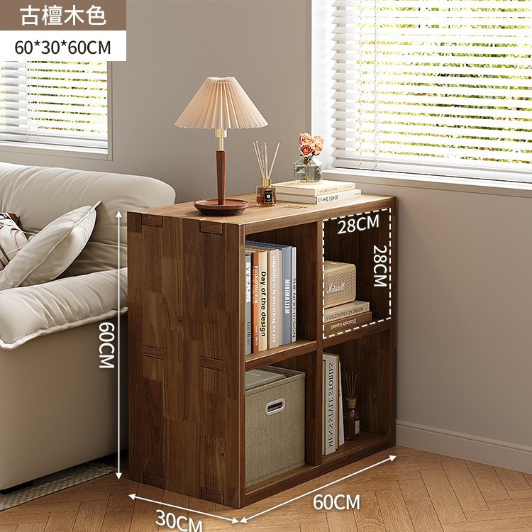 estantería de madera sólida piso bajo armario armario de almacenamiento sala de estar casero combinación de almacenamiento de artículos armario de pared