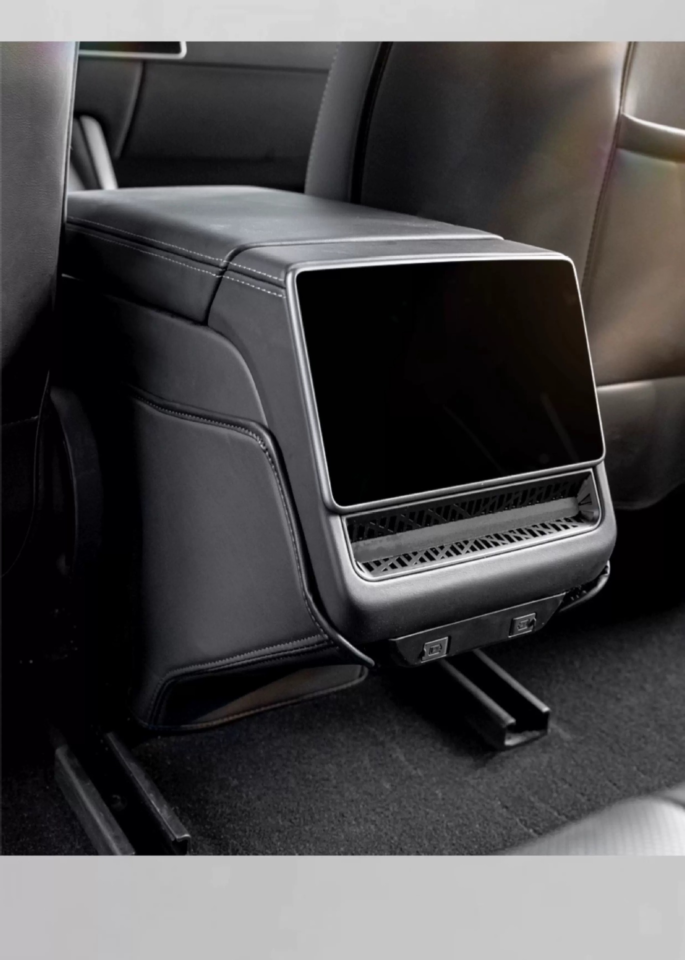Suitable for Tesla's new Model 3/Y rear air conditioning outlet protective pad anti-kick decorative accessory