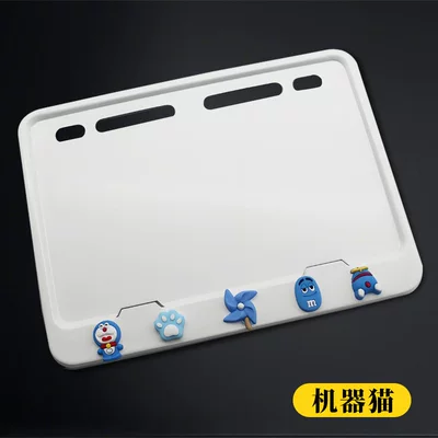 Electric vehicle license plate frame – Plate Frame, Universal Scooter Tail - bright-whitedoraemon