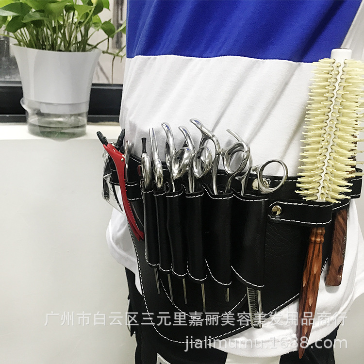 Fábrica al por mayor nueva peluquería tijeras bolsa tijeras cintura bolsa peluquero tijeras bolsa mascota tijeras bolsa Satchel