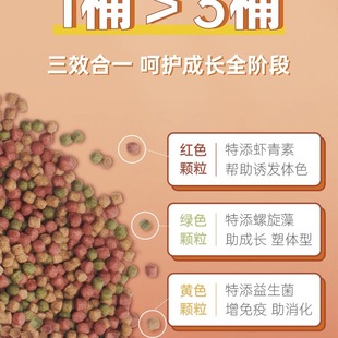 Koi Fish Feed Grass Goldfish Fish Food Household Tropical Fish Fish Food Ornamental Fish Small Fry Pellet Fish Food