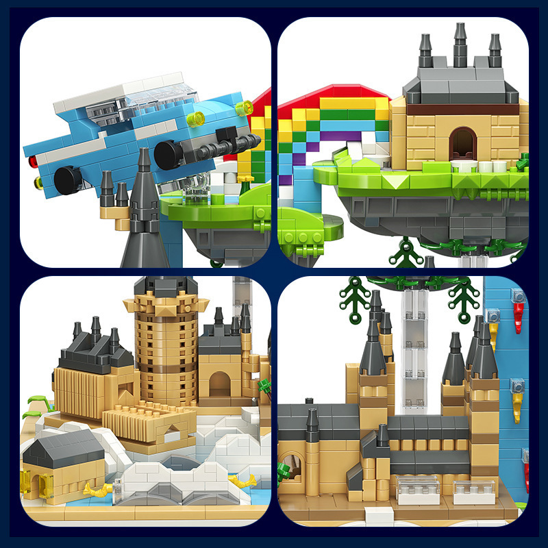 Moyu 92034 pequeño Castillo Mágico diamante micro partículas ensambladas bloques de construcción modelo de juguete adornos transfronterizos image 3