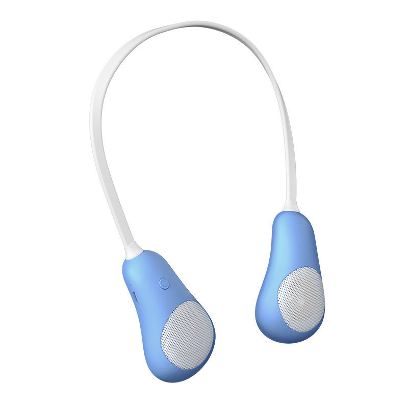 Nuevo altavoz de cuello Bluetooth inalámbrico con cuello colgante, subwoofer de tela, sonido de juego de audio abierto estéreo
