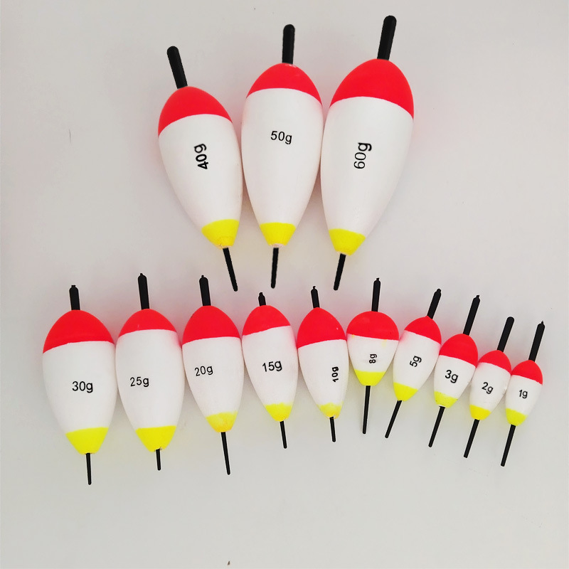 Cross-Border Foam Fishing Floats, Hard Foam Floating Balls, Fishing Buoys, Sea Fishing Floats, High Visibility Floats, Eps Long-Distance Casting Floats, Large Belly Floats
