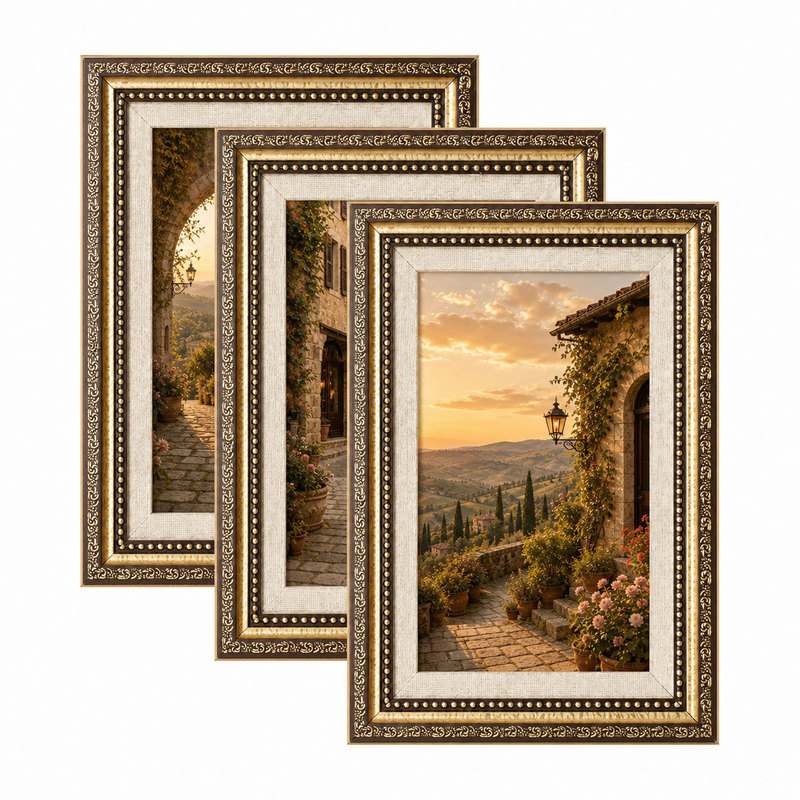 European-style vintage photo frame 6inch 8inch A4 tabletop foam craft, lightweight and durable, suitable for club, hotel, and homestay decoration European-style vintage photo frame 6inch 8inch A4 tabletop foam craft, lightweight and durable, suitable for club, hotel, and homestay decoration