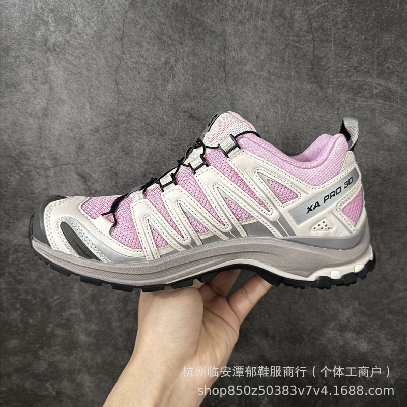 Salomon Xa Pro 3D Battlefield Gray Men's and Women's Mountaineering Breathable Non-Slip Running Shoes