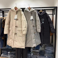 现韩国东大门同款2025冬季新款女bruni舒适保暖鹅绒中长款羽绒服