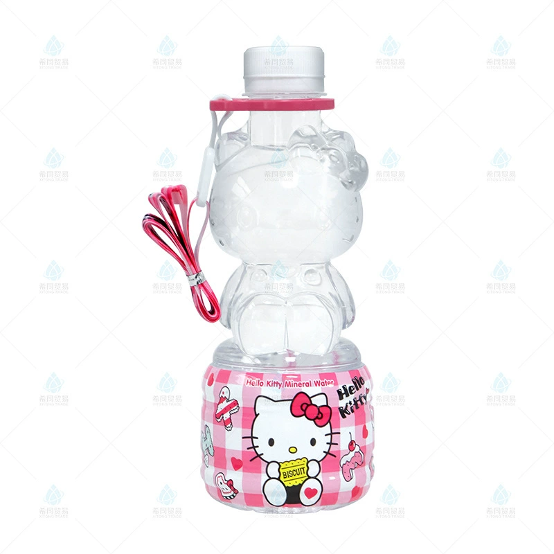 Hello Kitty питьевая натуральная минеральная вода 300 мл*12 бутылок милые бутылочки для пикника