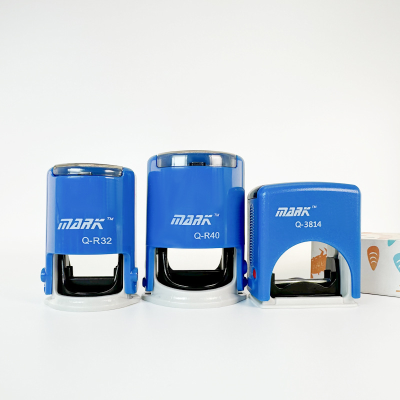 MARCA material de sello de tinta sello de nombre personal al por mayor sello financiero sello automático de inmersión en tinta nombre privado