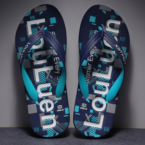  New Rubber Flip-Flops Men's Outdoor Summer Casual Anti-Slip Men's Flip-Flops Sandals Wholesale Outdoor