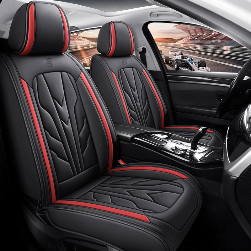 Новая всесезонная полностью кожаная износостойкая, удобная и дышащая подушка для автомобильного сиденья из кожи наппа, полностью закрытый чехол для сиденья оптом