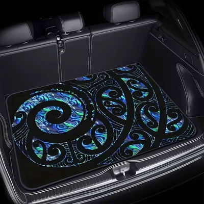 Avtomobil döşəmə paspasları – Temu - ql-trunk-mat-05-75100cm-crystal-velvet-dot-plastic-bottom
