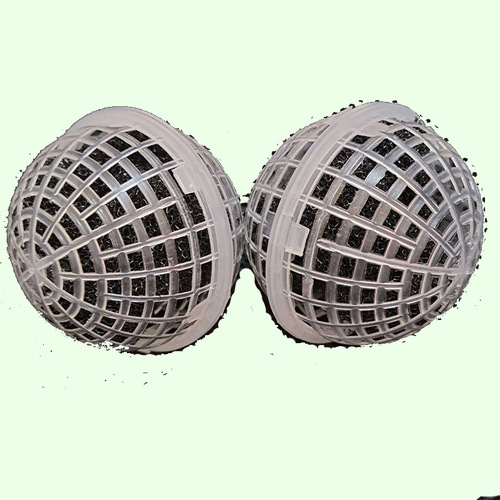 Porous spherical suspended sphere packing for wastewater treatment, biofilm formation speed, spherical anaerobic tank and biochemical tank use suspended sphere packing