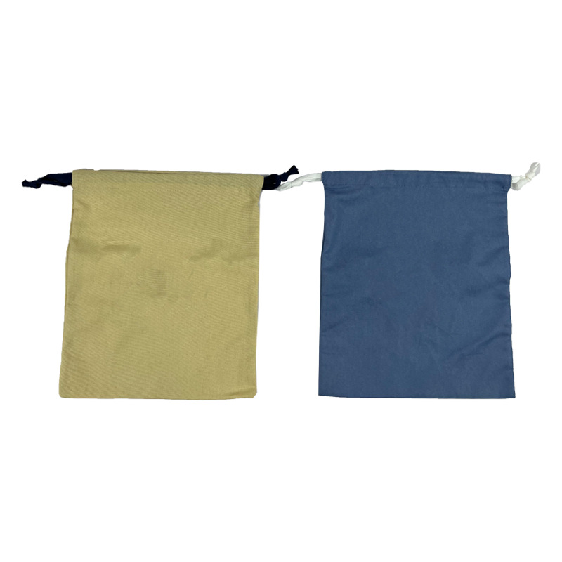 大容量彩色束口袋细珠帆布/棉布束口袋棉质布袋收口绳布袋