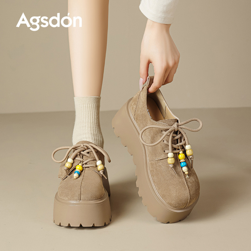 Augu Shiden Thick-Soled Birkenstock Shoes for Women 2026 New Spring Retro Birkenstock Shoes for Outdoor Wear Soft-Soled All-Inclusive Single Shoes for Women