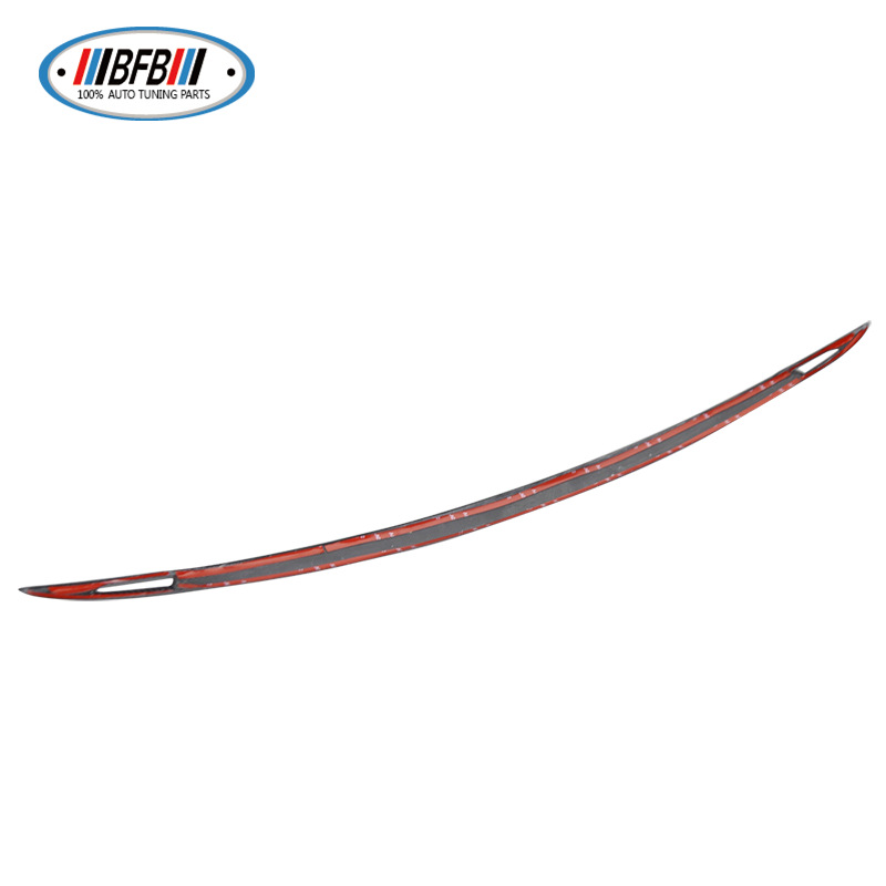 100% Real Carbon Fiber Trunk Trim - For Tesla Model S - Carbon Fiber Tail Light Trim Tailgate Trim Modification
