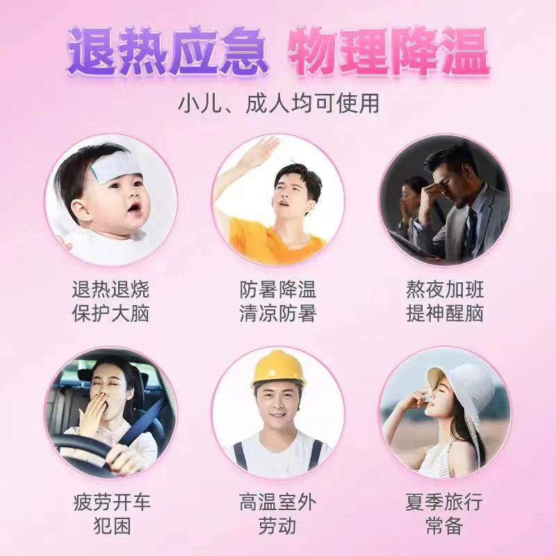Schnebong 医療用解熱パッチ 物理的解熱冷却パッチ アイスクールパッチ クールパッチ 4パッチ 学生用|undefined