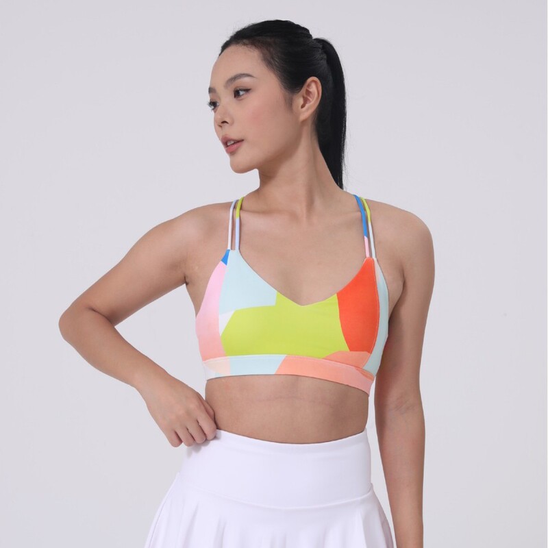 Four-Strand Hand-Woven Rope Bra for Gym, Sweat-Absorbing, Swimming, Sports, Fitness, and Shockproof