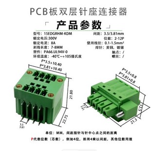 15EDGRHM3.5/3.81mm���ʽ�����p�����EDGKDM����ʽ�Ӿ����Ӳ��^