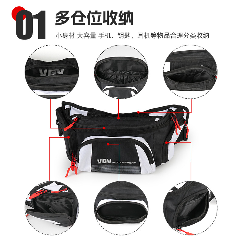 VGV bolso de hombro del coche eléctrico de la motocicleta hombres y mujeres bolsa de mensajero de la moda cuatro estaciones de ocio universal