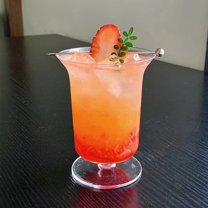 Taza de jugo de taza de café de nicho coreano taza de bebida fría taza de agua de burbujas taza de boca ancha