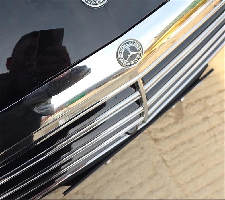 Mercedes-Benz E300L engine hood emblem, C200 modification, E260 original, C180 black E engine hood, S emblem