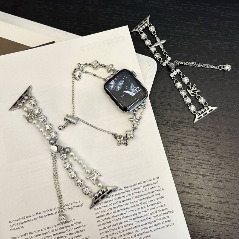 Four-leaf Clover Bracelet Metal Strap for Apple Apple Watch Wristband iwatch56789SE Smart Strap Four-leaf Clover Bracelet Metal Strap for Apple Apple Watch Wristband iwatch56789SE Smart Strap