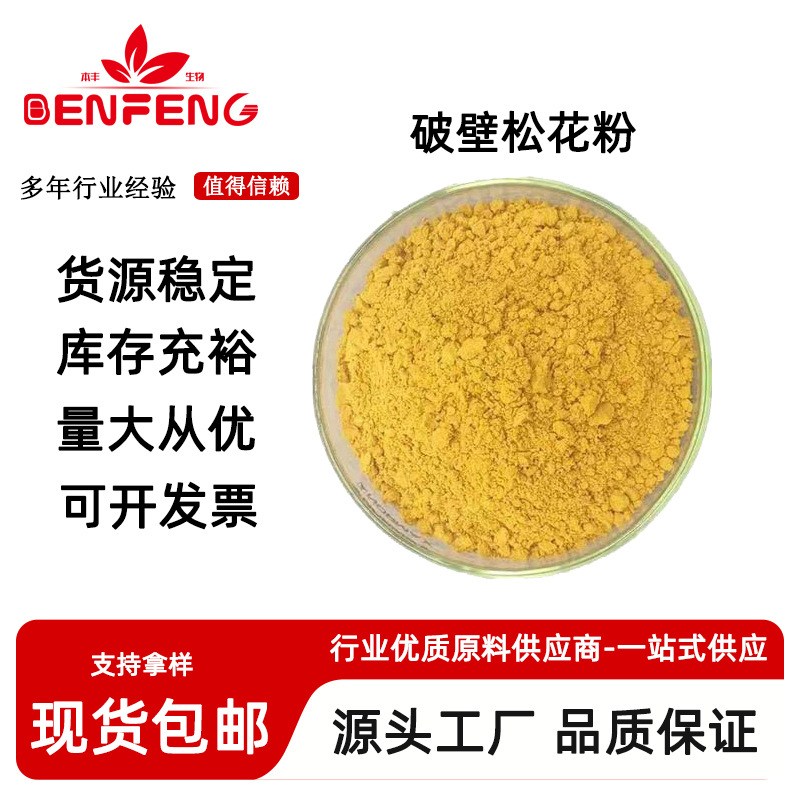 破壁松花粉 食品级破壁松花粉 马尾松提取物 厂家现货破壁松花粉