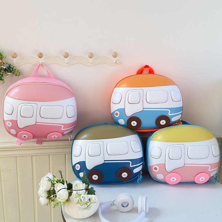 Nueva mochila escolar de jardín de infantes con carcasa dura, gran capacidad, protección de la columna vertebral, mochila infantil de dibujos animados, mochila de viaje informal para niños y niñas