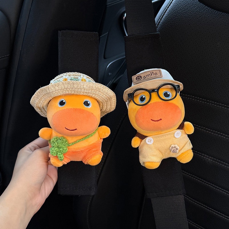 New Lulu Car Seatbelt Shoulder Pad Protector Car Interior Accessory Seatbelt Decoration 2026 Anti-Collision Cover for Women