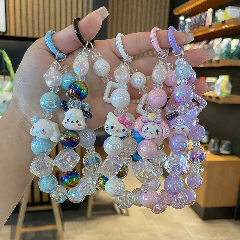 Hello kitty, creative short phone case, protective chain, camera, mobile phone, wholesale