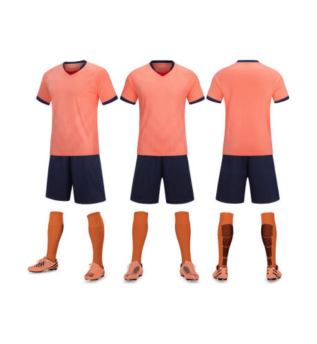 Hot selling short-sleeved football uniforms, training and competition uniforms for men and women, wholesale group purchase, printable pictures, printing number 6103