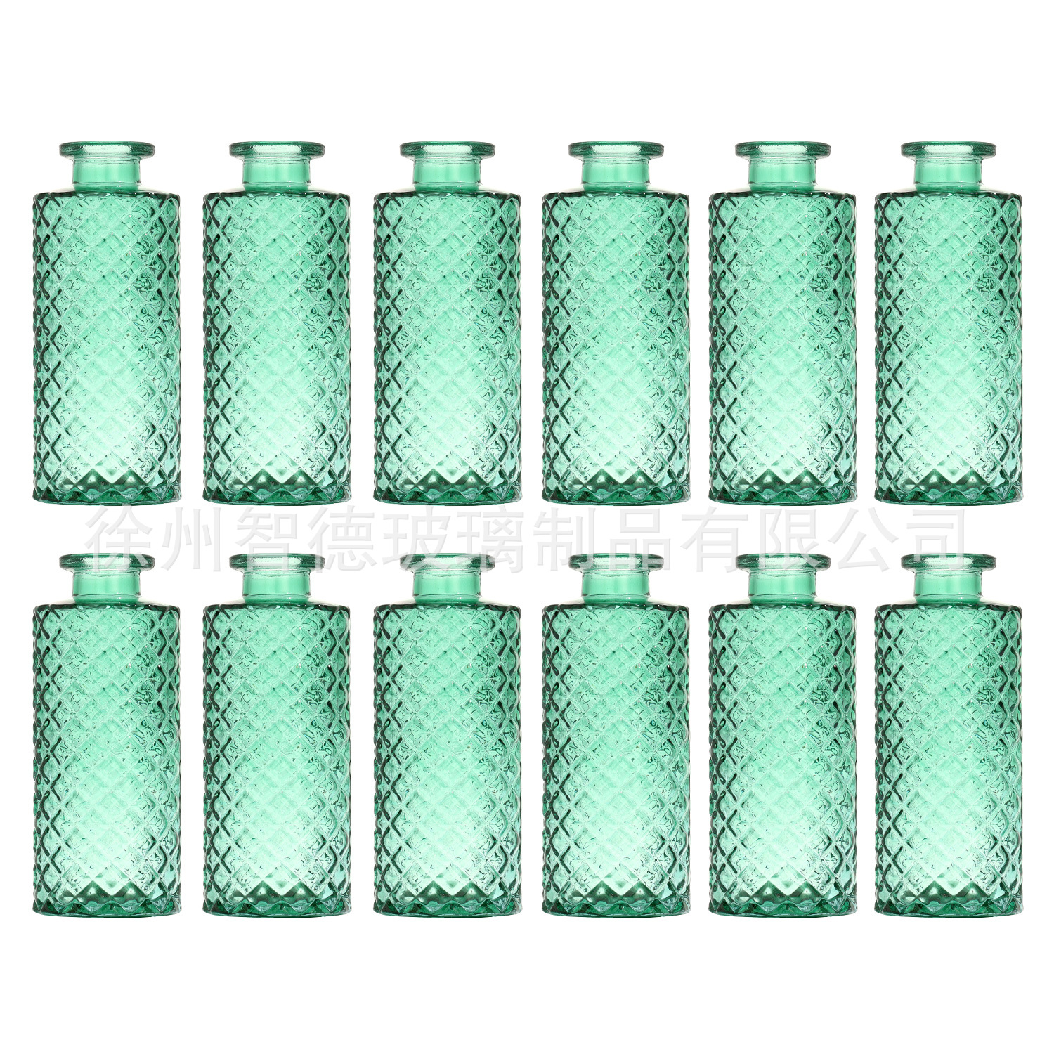 작은 사각형 녹색 12개 세트